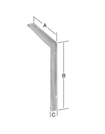 Bild T-Profil-Konsole 200 x 250 mm Nr. 156200 ZF VORMANN-1