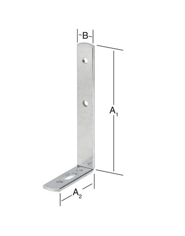 Bild Gardinenwinkel verz. 180x55mm Nr. 160180 Z VORMANN-1