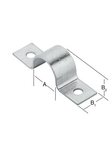 Bild Rohrschelle verz 26x20mm Nr. 168026Z VOR MANN - VORMANN-1