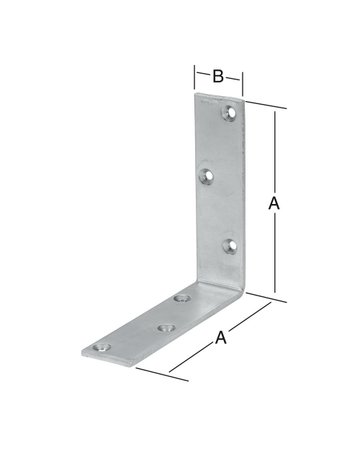Bild Balkenwinkel 150X40 mm verzinkt VORMANN-1