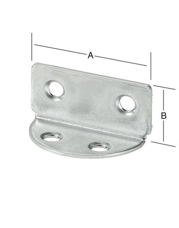 Bild Spanplattenwinkel verz. 40 x 19mm Nr. 17 4005Z VORMANN-1