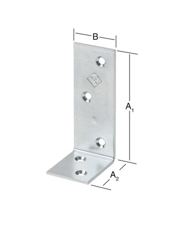 Bild Balkenwinkel verz80x40mm Nr. 179080Z VOR MANN - VORMANN-1