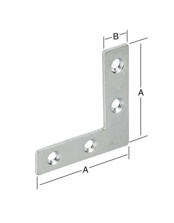 Bild Möbel-Flachwinkel verz. 40mm Nr. 186040Z VORMANN-1
