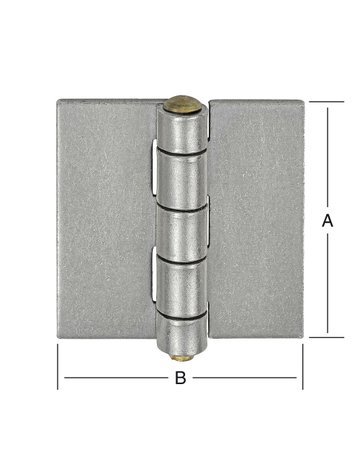 Bild Stahlfenst.Scharn .95X65 Eis.ung. - VORMANN-1