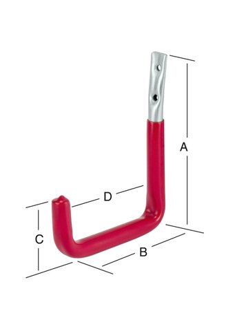 Bild Wandhaken Kunststoff -besch. Typ 42 - VORMANN-1