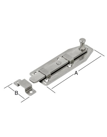 Bild Fensterriegel gerade 80X30mm,Est (V2A) V ORMANN - VORMANN-1