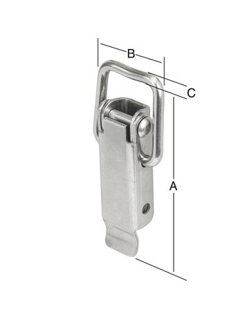 Bild Kistenverschluss 70x31 mm Edelstahl VORM ANN - VORMANN-1