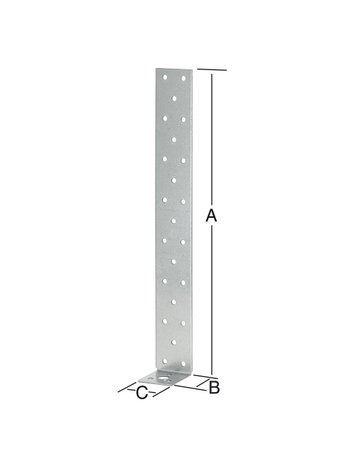 Bild Beton-Flachstahlanker,vz 200x40x2mm CE - VORMANN-1