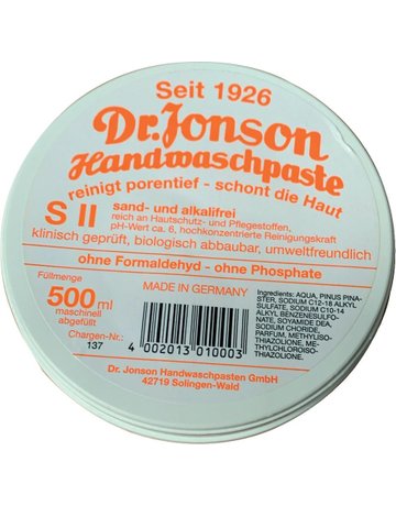 Bild Handwaschpaste S II 500ml Drücker Jonson - Dr. Jonson-0