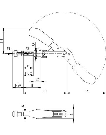 Bild Schubstangenspanner 6840 Gr. 5 M27 AMF-1