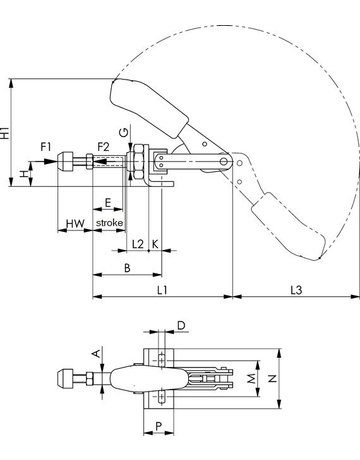 Bild Schubstangenspanner 6841 Gr. 5 M27 AMF-2