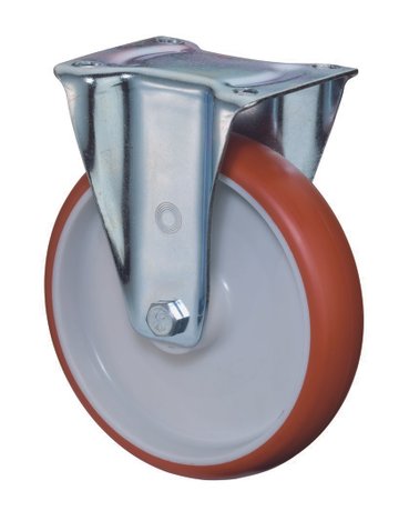 Bild Bockrolle rot 125 mm 150 KG - BS ROLLEN-0