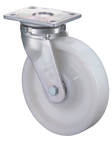 Bild Lenkrolle 85mm RR100.B15 Platte,Kst.weiß ,KL RR100.B15.085 BS ROLLEN-0