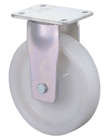 Bild Bockrolle 85mm RR110.B15 Platte,Kst.weiß ,KL RR110.B15.085 BS ROLLEN-0