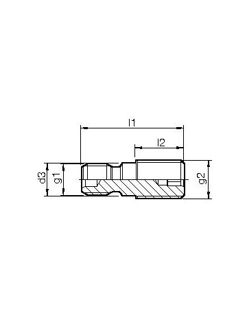 Bild Anzugsbolzen Deckel SK40-M16 S20x2 HAIME R - HAIMER-1