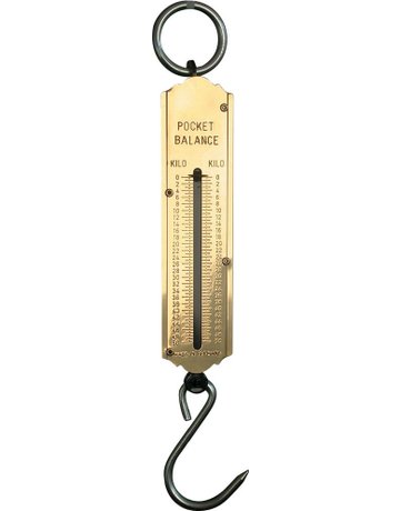 Bild Taschenfederwaage 50kg Kilo/Kilo Hesse-0