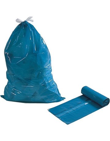 Bild Müllsack 120 l blau m.Zug ca. 39 my Roll e a 25 Stk. - n.a.-0