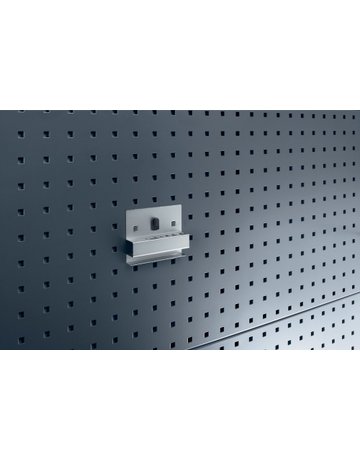 Bild Schlüsselhalter B115xT25xH90 mm 10 Aufna hmen D 2-12 mm für Lochplatten bott-0