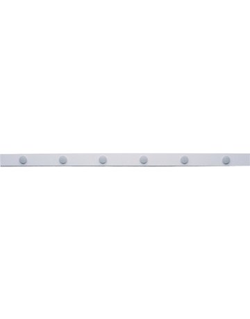Bild Magnetowandleiste weiss 1000 mm, Pckg. a 10 St. - Magnetoplan-0