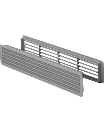 Bild Badezimmerlüftung 457x92 mm, VA-Optik - Neutral-0