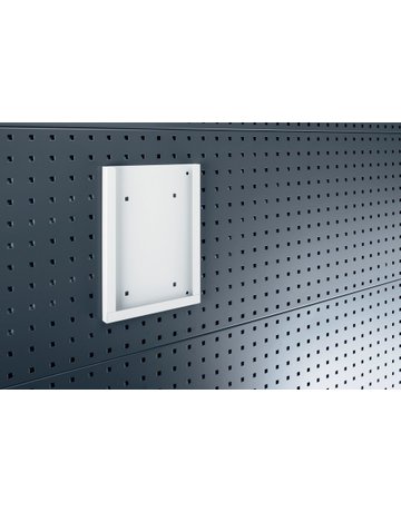 Bild Prospekthalter A4 B224xT20xH302 mm für L ochplatten für Lochplatten bott-0