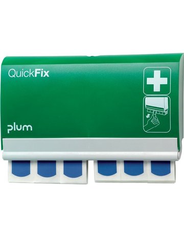 Bild Pflasterspender QuickFix, inkl. 90 Str., blau - PLUM-0