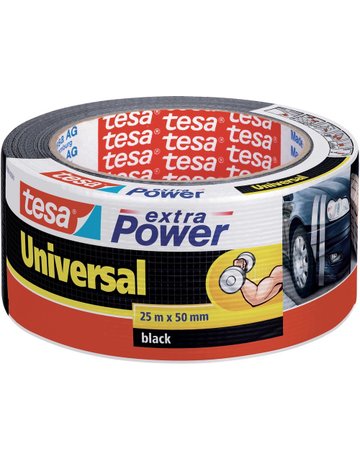 Bild Tesa extra Power schwarz 25mx50mm Univer sal-0