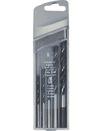 Bild Holzspiralbohrer-Satz 5tlg. 4-10mm FORTI S - fortis-0