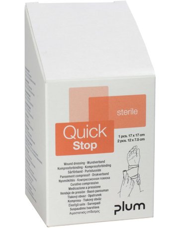 Bild Wundverband QuickStop Set mit 3 Stück - PLUM-0