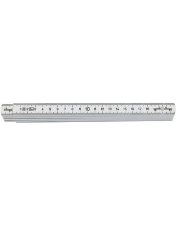 Bild Gliedermaßstab Kunststoff 2mx16mm weiß F ORTIS - fortis-1