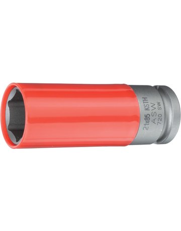 Bild Kraft- Steckschlüsseleinsatz mit Kunstst off-Hülse 1/2"" 21x85mm ASW-0