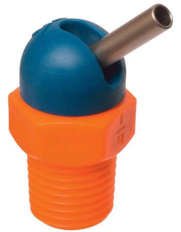 Bild Hochdruckdüse CD für Kühlmittelschlauch 1/8"" 70bar Ø4,1x0mm blau-orange LOC-LIN - LOC-LINE-0