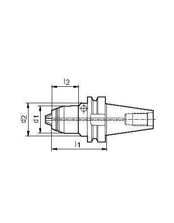 Bild Kurzbohrfutter AKL JIS B6339 1-16 BT40 A LBRECHT - ALBRECHT-1
