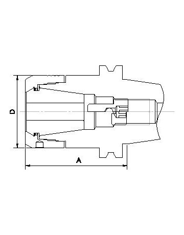 Bild Spannzangenfutter DIN69871ADB SK40-70 CP 25 FAHRION-1