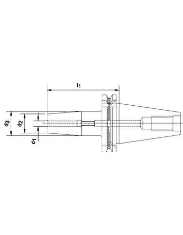Bild Schrumpff. DIN ISO7388-1 ADB SK40 3,0x80 mm HAIMER-1