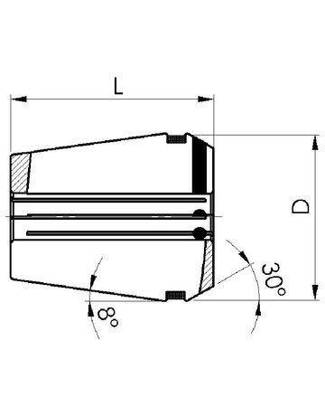 Bild Spannzange DIN6499B HPD16 3,0mm FAHRION-1