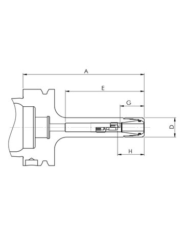 Bild Spannzangenfutter DIN69893A CP16M HSK-A 63-130 FAHRION-1