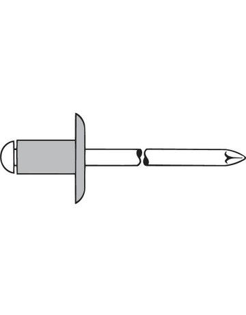 Bild Blindniet Alu Grosskopf K16 4,8x12mm GES IPA - Gesipa-1