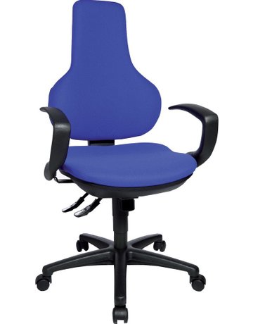 Bild Bürodrehstuhl Ergo Point Bezug blau - n.a.-0
