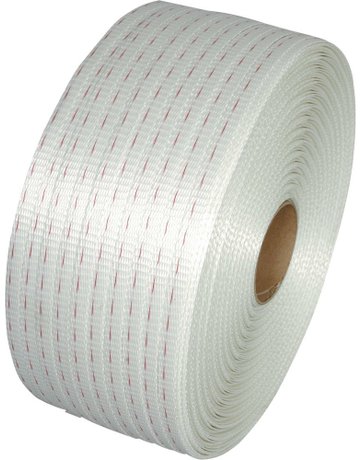 Bild Polyesterband 25mm gewebt Rolle a 300m - Neutral-0