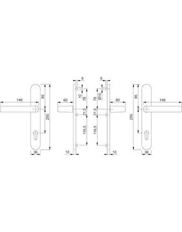 Bild RahmenGrt.SchildF1-2 1313G/3357N,8/92PZ - HOPPE-1