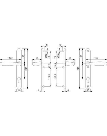 Bild RahmenGrt.SchildF9016 1810/3346,8/92PZ - HOPPE-1