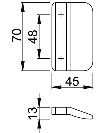 Bild Balkontürgriff K435,F8019 HOPPE-1
