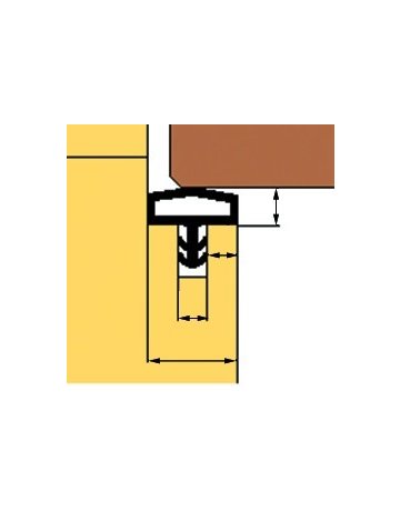 Bild Zimmertürdichtung L3001Grau - TRELLEBORG-1
