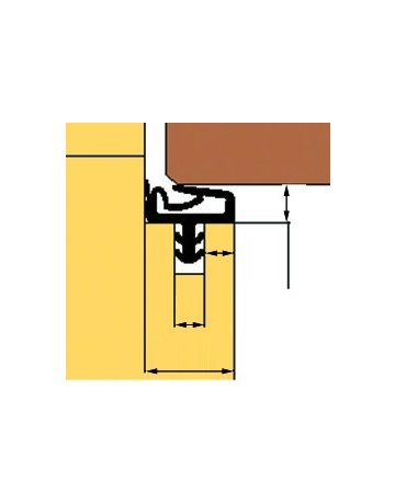 Bild Zimmertürdichtung L3030Weiß - TRELLEBORG-1
