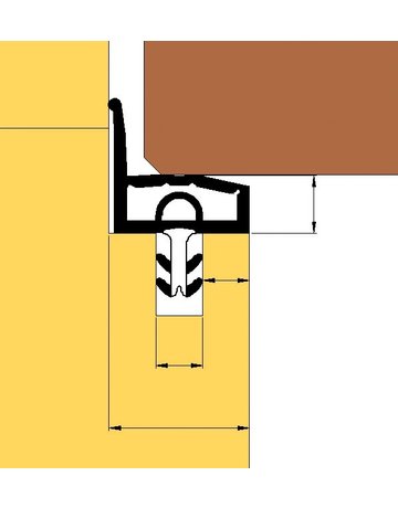 Bild Innentürdichtung L5011Beige - TRELLEBORG-1