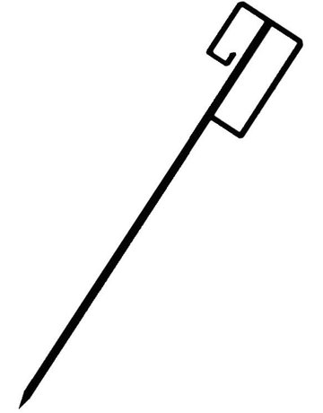 Bild Absperrleinenhalter 14 x 1250 mm - Neutral-0