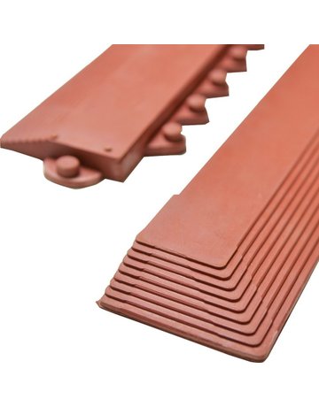 Bild Gummikantenprofil NBR/NR, rot, ölbeständ ig, mit Knopfleiste rechts, 990x75mm - Neutral-0