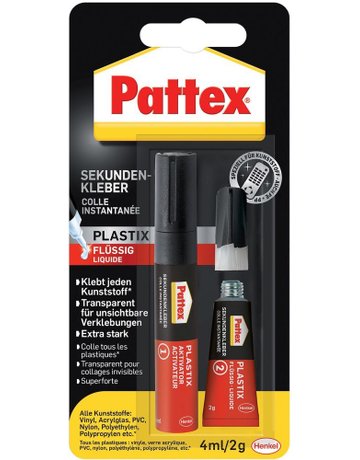 Bild Pattex Sekundenkleber Plastik flüssig 2g /4ml-0