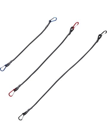Bild Gepäckspanner m Karabiner 3er Set - Neutral-1